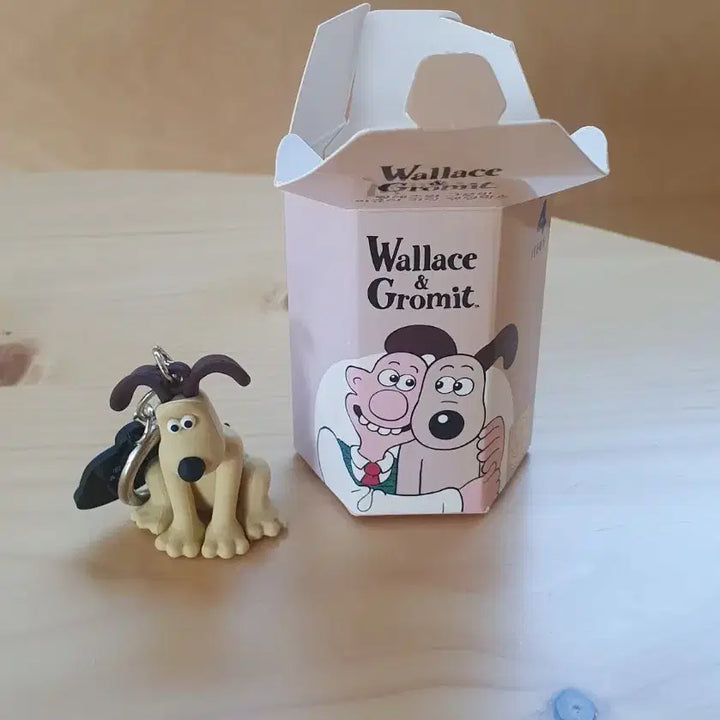 [BUNJANG] Wallace &amp; Gromit Dog Figurine Keychain New / 월레스와 그로밋 피규어 강아지 키링 새상품