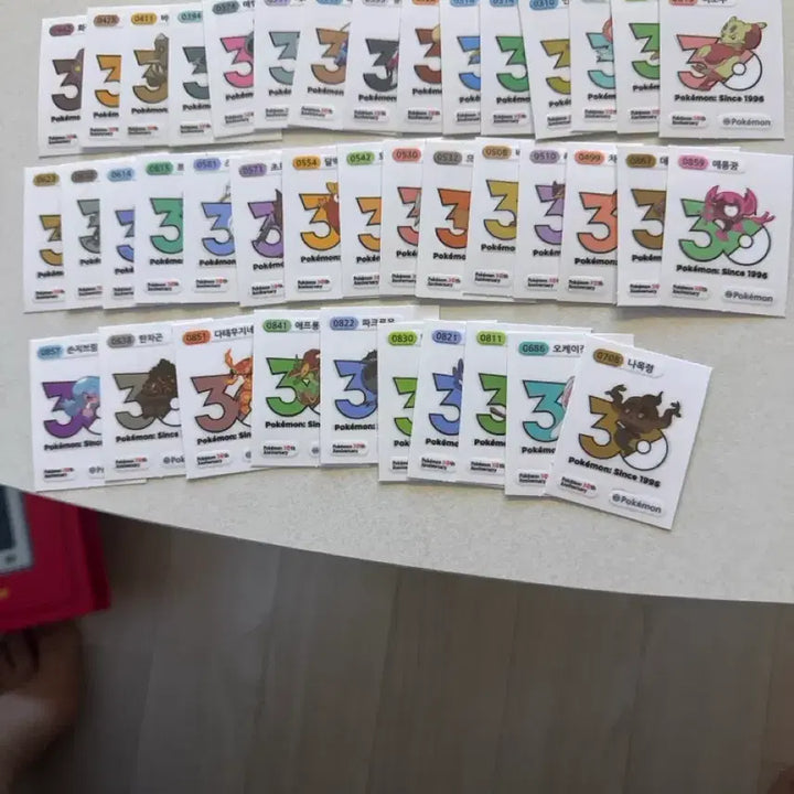 [BUNJANG] Pokemon Logo Seal Collection / 포켓몬로고씰