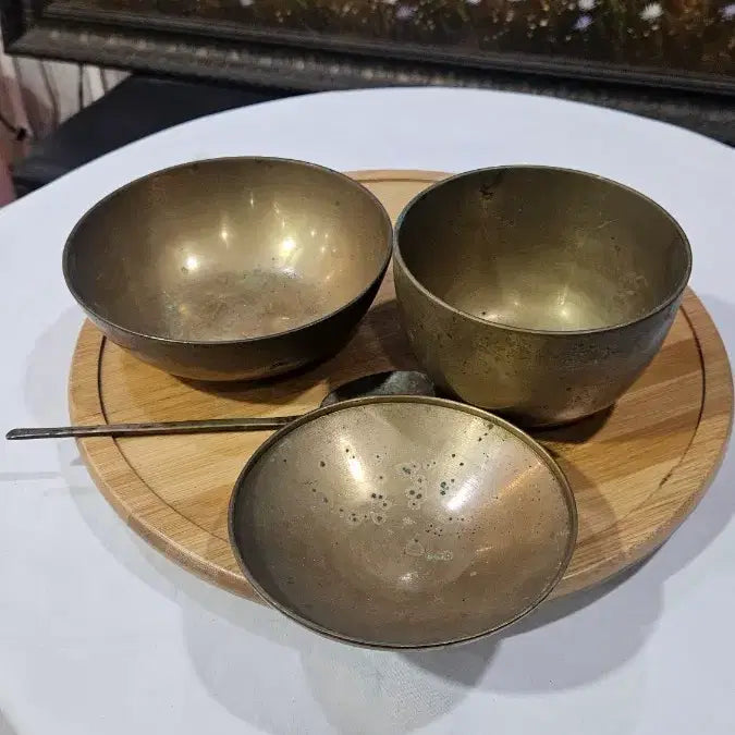[BUNJANG] Anseong Bangjja Yugi Bowl Set / 안성방짜유기주발세트