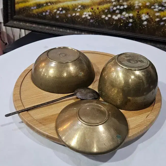 [BUNJANG] Anseong Bangjja Yugi Bowl Set / 안성방짜유기주발세트