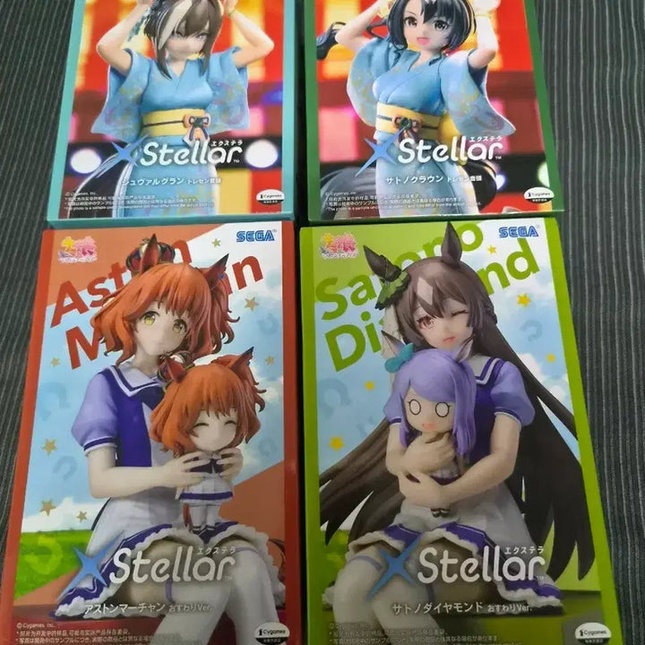 [BUNJANG] Uma Musume 4-Type Figure Bundle Set / 우마무스메 피규어 4종 일괄