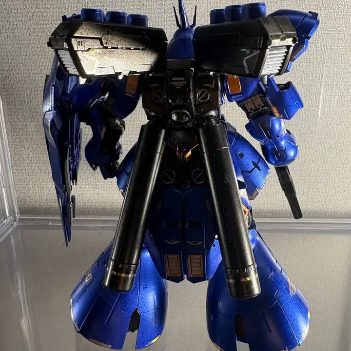[BUNJANG] RG Sazabi Metal Blue Full Custom Build / Rg사자비 메탈블루 풀도색작