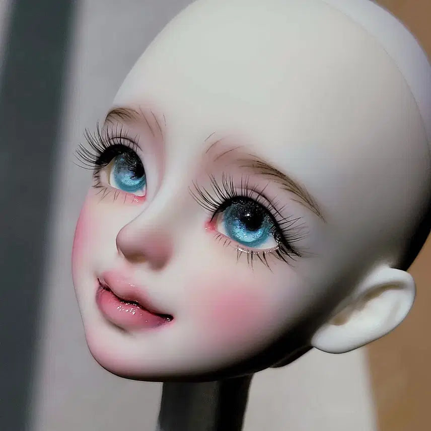 [BUNJANG] MSD Ball Jointed Doll Head - 1/4 Scale / 구관 메이크업된 헤드 msd 머리 1/4 구체관절인형