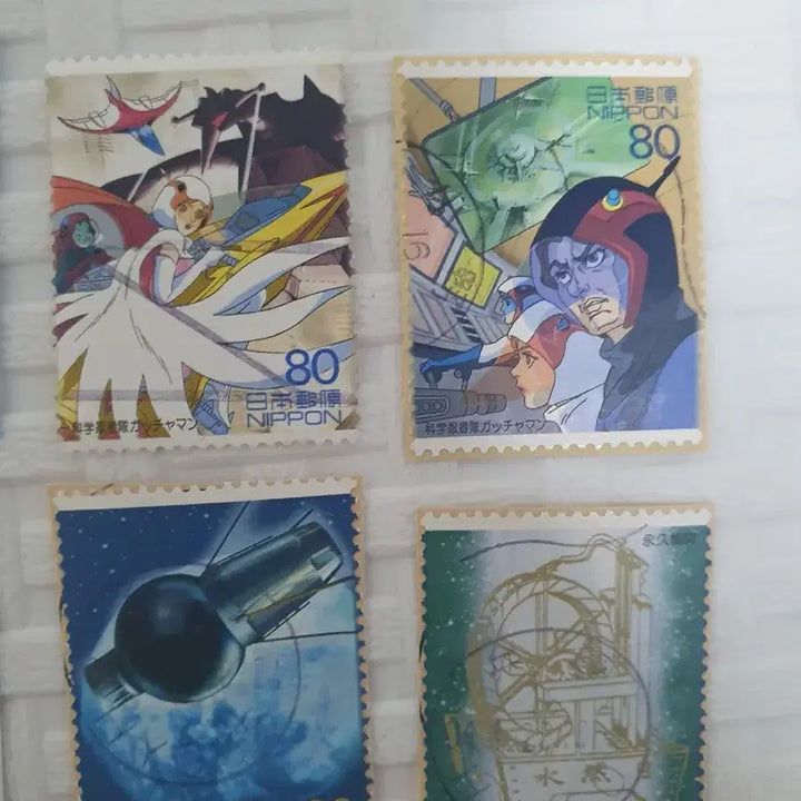[BUNJANG] Eagle 5 Siblings Used Stamp Set (8 Types) / 독수리 5형제 사용한 우표 8종 세트