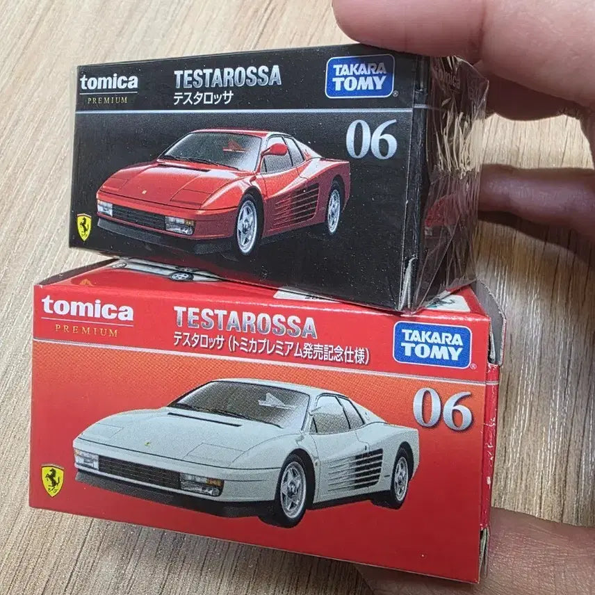 [BUNJANG] Tomica Premium Ferrari Testarossa 2 Types Set / 토미카 프리미엄 페라리 테스타로사 2종 세트