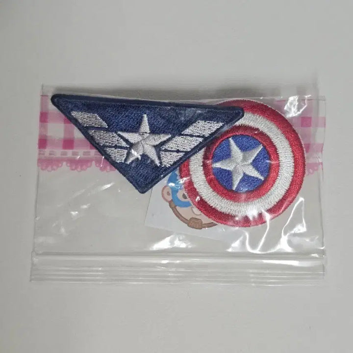 [BUNJANG] Marvel Captain America Winter Soldier Wappen Set / 마블 캡틴 아메리카 윈터솔져 와펜 세트