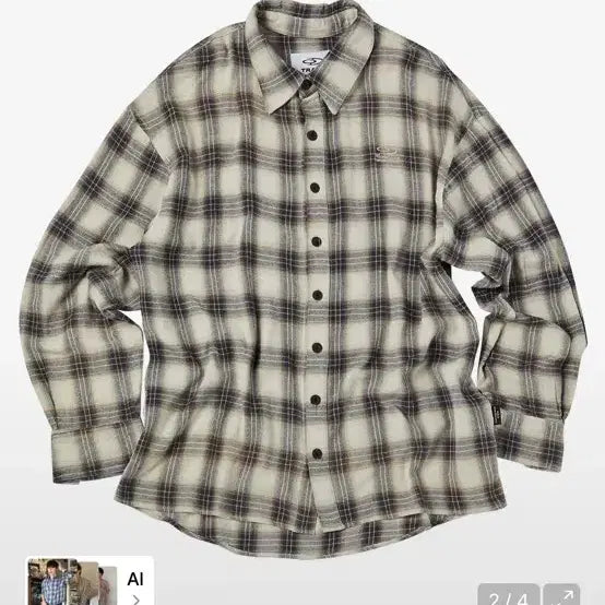 [BUNJANG] BOYNEXTDOOR Taesan Travel Check Shirt Small / 보넥도 태산 손민수 트래블 체크 셔츠 small 사이즈