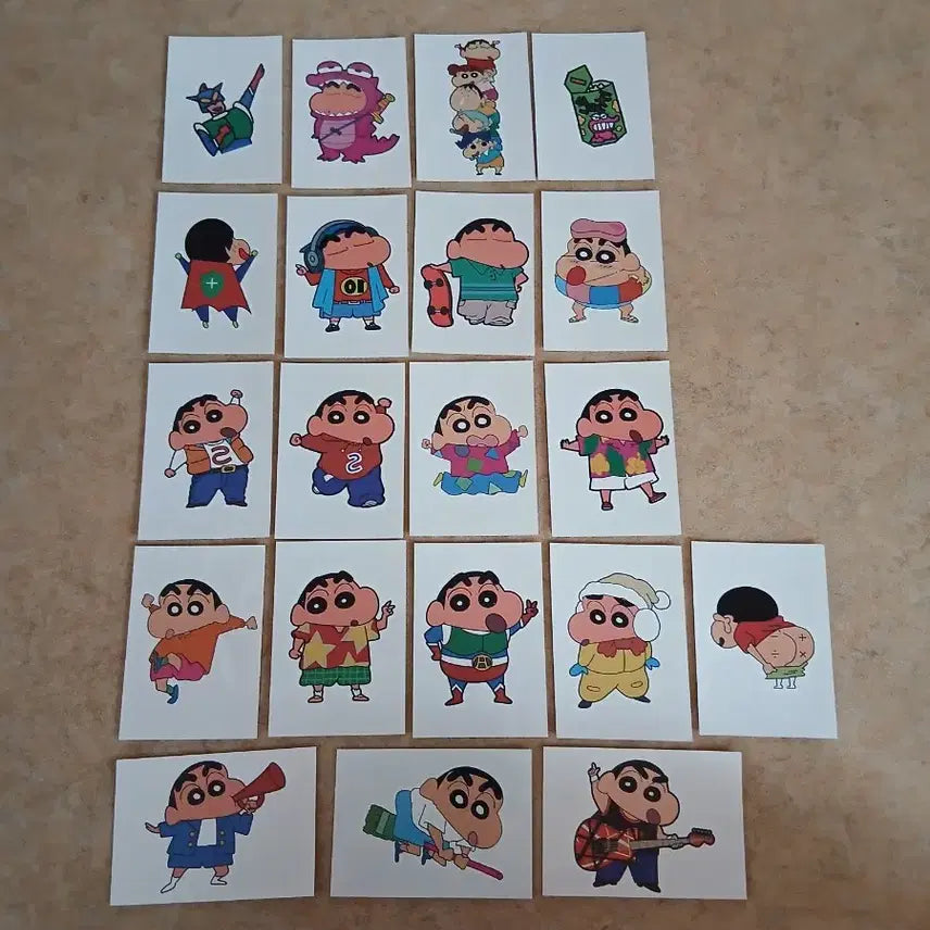 [BUNJANG] Crayon Shin-chan Sticker Pack (Choose 1) / 짱구 판박이 스티커 1개 선택