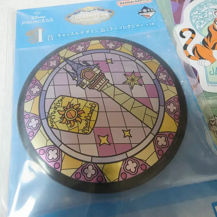 [BUNJANG] Disney Princess Ichiban Kuji Sticker &amp; Mirror Bundle Set / 디즈니 프린세스 쿠지 일괄