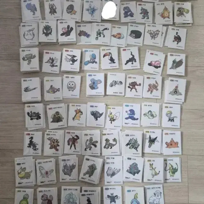 [BUNJANG] Pokemon Stickers Bundle Set / 포켓몬 띠부씰 판매