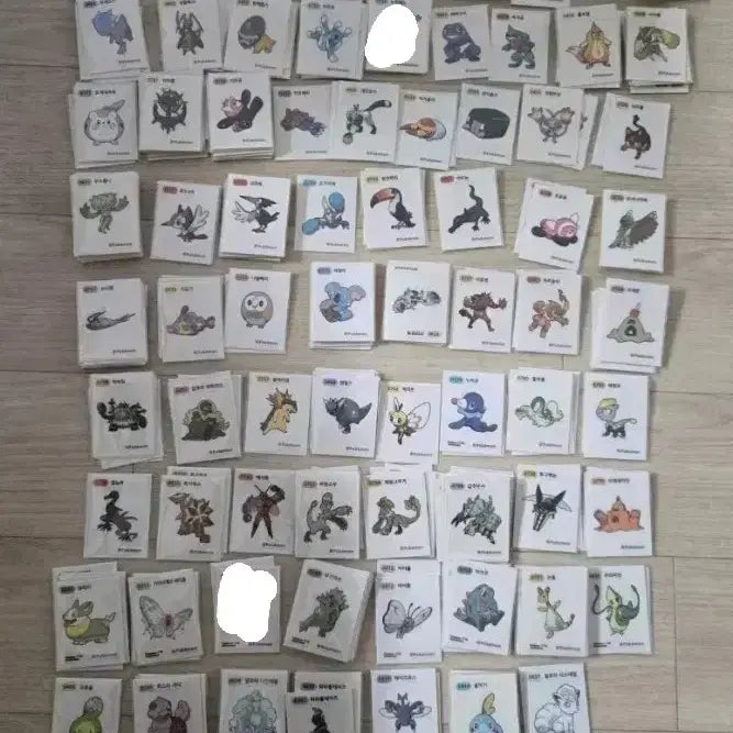 [BUNJANG] Pokemon Stickers Bundle Set / 포켓몬 띠부씰 판매