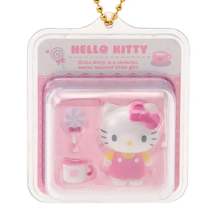 [BUNJANG] Sanrio Miniature Package Toy Charm Keychain Hello Kitty Lollipop / 산리오 미니어처 패키지 토이 참 키링 헬로키티 롤리팝