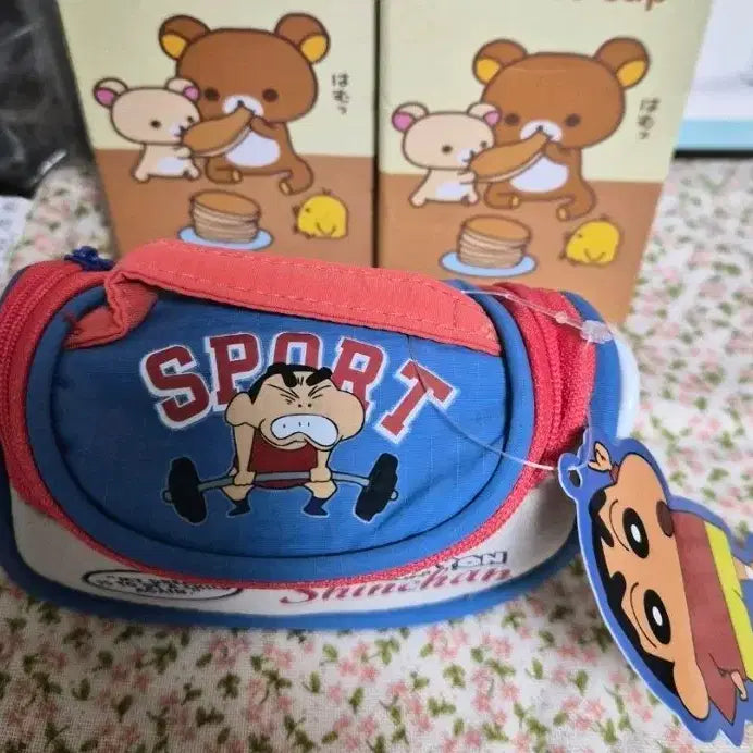 [BUNJANG] Crayon Shin-chan Mini Pouch / 짱구 미니 가방 파우치 11x6x6cm (새상품)