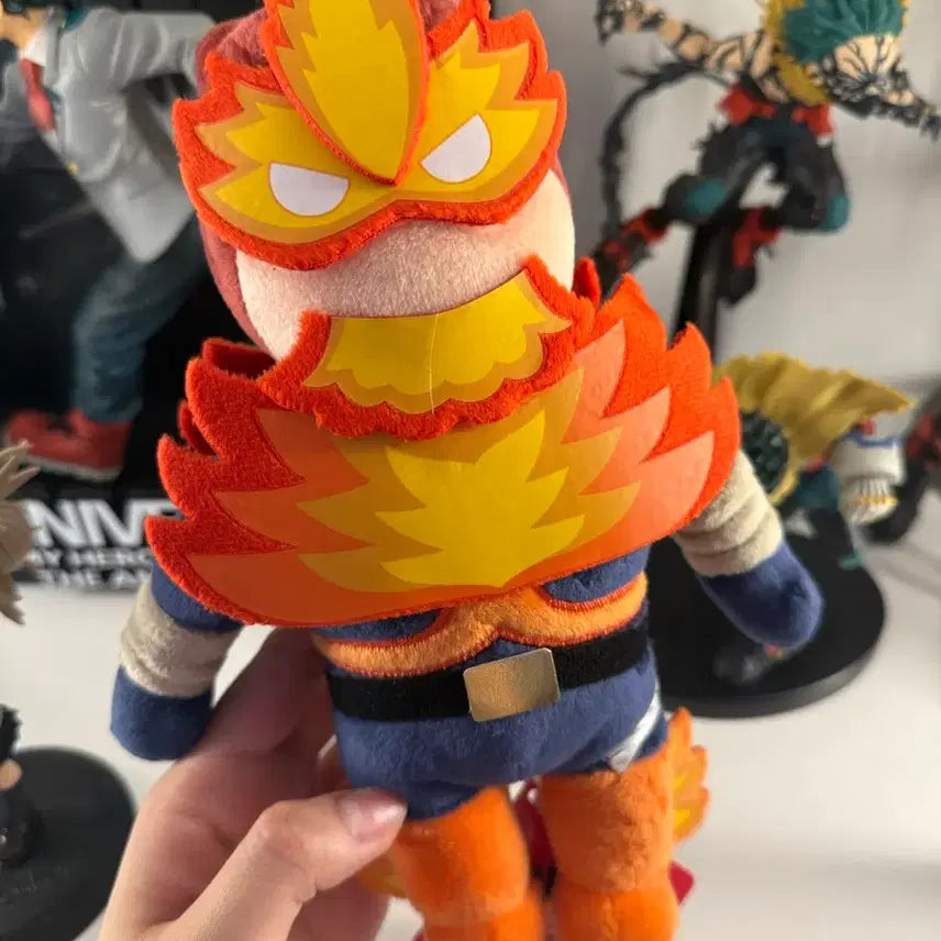 [BUNJANG] My Hero Academia Endeavor Plush / 최저가) 나의 히어로 아카데미아 나히아 히로아카 전시회 원화전 엔데버 인형