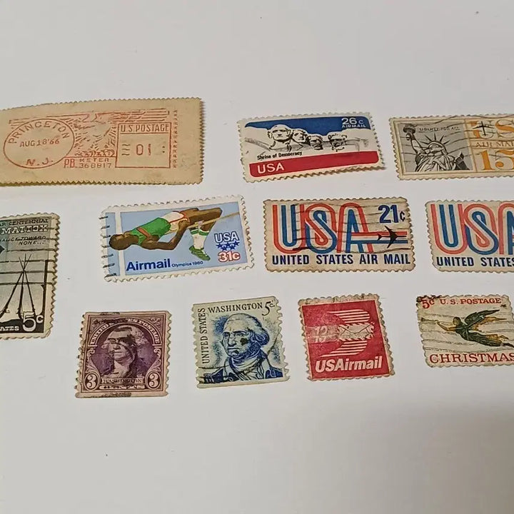 [BUNJANG] US Stamp Set - Used / 우표 미국 세트