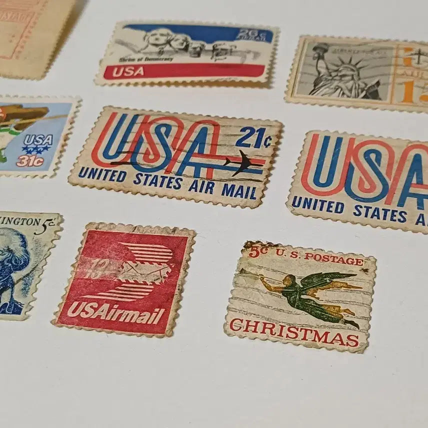 [BUNJANG] US Stamp Set - Used / 우표 미국 세트
