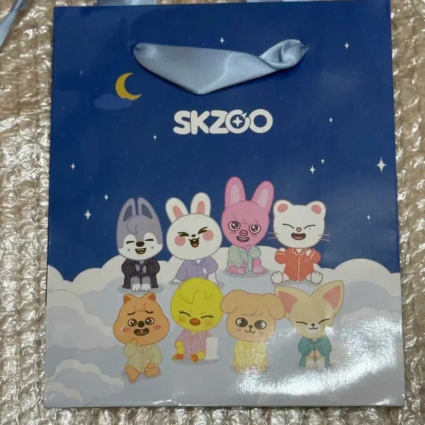[BUNJANG] Stray Kids SKZOO Ribbit Shopping Bag / 스키주 리빗 일본 gigo 쇼핑백 skz 스트레이키즈 스키즈 skzoo