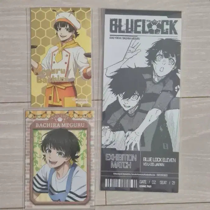 [BUNJANG] Blue Lock Bachira Isagi Animate Exclusive Hologram Ticket / 블루록 바치라 이사기 애니메이트 특전 홀로그램 티켓
