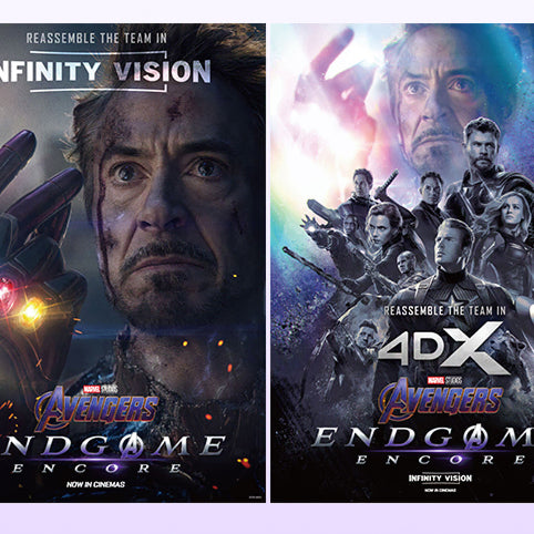 [BUNJANG] Avengers: Endgame Encore 4DX Poster / 어벤져스 엔드게임 앙코르 4DX 포스터(cgv, 포디)