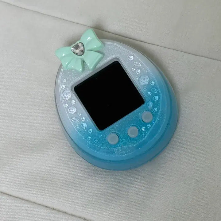 [BUNJANG] Tamagotchi Piece Deco Pierce Mint Ribbon / 다마고치 피스 데코피어스