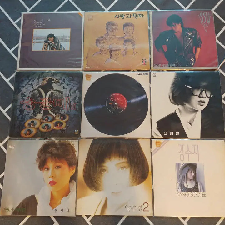 [BUNJANG] Various Artists K-Pop &amp; Ballad LP Record Collection (9 Records) - Bundle Set / 가요 LP레코드판 9장-15 판매합니다.