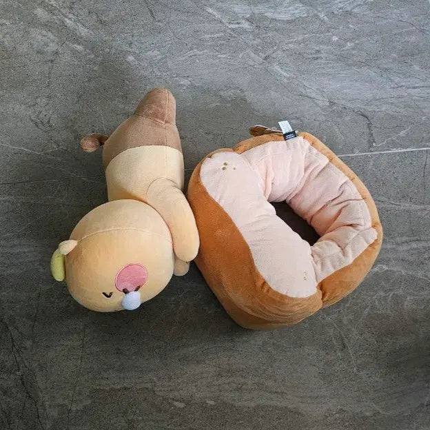 [BUNJANG] Kakao Friends Chun-Sik Bread Plush / [고전인형-중고] 카카오 프렌즈 - 빵에 끼인 춘식이