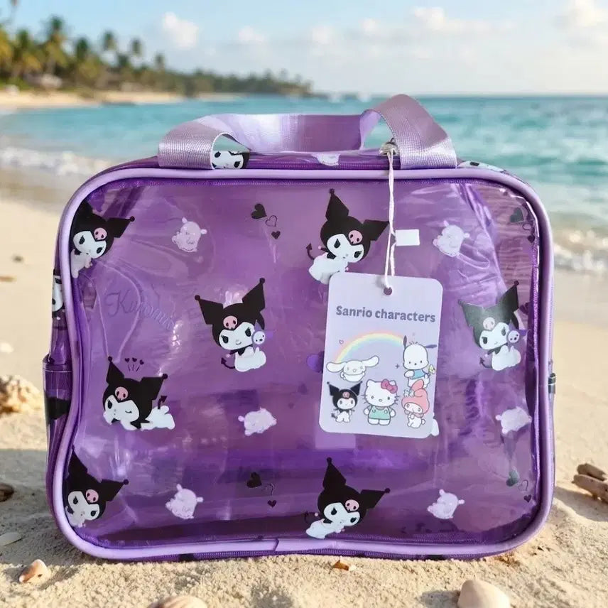 [BUNJANG] Sanrio Kuromi Clear Pouch New / 산리오 쿠로미 투명 파우치 새상품