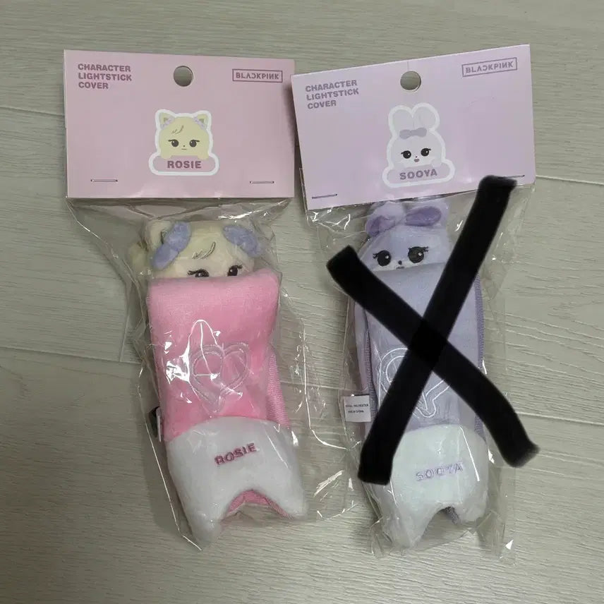 [BUNJANG] BLACKPINK Character Lightstick Cover Rosé / Jisoo / 블랙핑크 캐릭터 응원봉 커버 로제 ROSIE