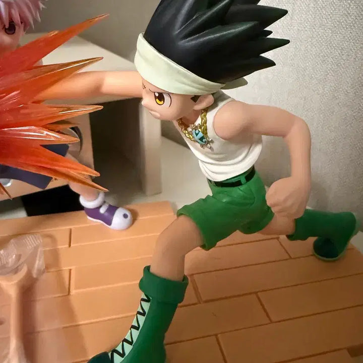 [BUNJANG] Hunter x Hunter Greed Island Gon &amp; Killua Figurine Bundle Set (Opened) / 헌터헌터 그리드아일랜드 곤 키르아 피구 피규어 일괄 개봉 전시