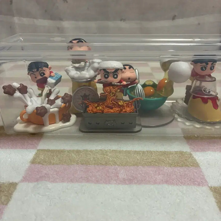 [BUNJANG] Crayon Shin-chan Cooking Theme Figures Set of 5 / 짱구는못말려 요리 테마 피규어 5종세트