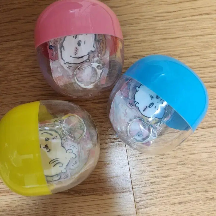 [BUNJANG] Chiikawa "Meowing Bunny" Charm Set (3 Types) / 먼작귀 치이카와 키링 3종 일괄 하치와레 우사기