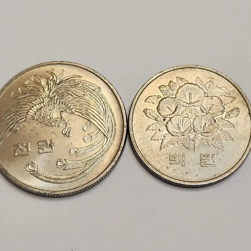 [BUNJANG] South Korean 1000 Won and 100 Won Coins / 대한민국 주화 100원 1000원