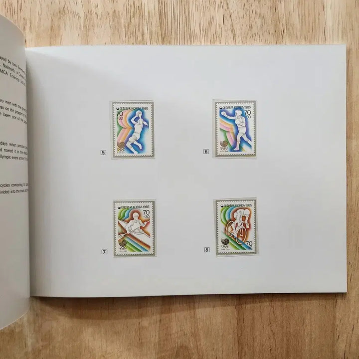 [BUNJANG] 1985 Korean Stamp Collection Book / 1985 한국의 우표 (연차 우표책)
