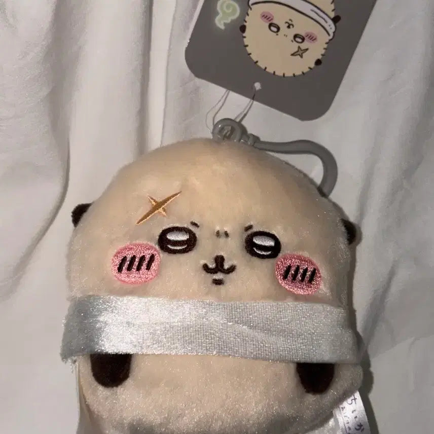 [BUNJANG] Chiikawa Rakko Odaiba Ghost Mascot Doll Keychain / 치이카와 랏코 오다이바 유령 마스코트 인형 키링