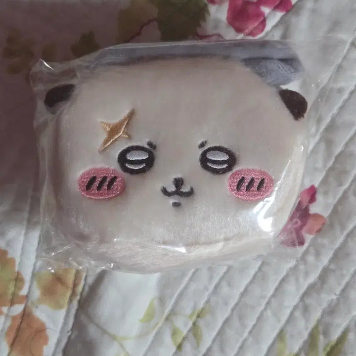 [BUNJANG] Chiikawa Racco Mini Pouch Keychain Plush / 치이카와 미니 파우치 키링 폭신 누이 랏코