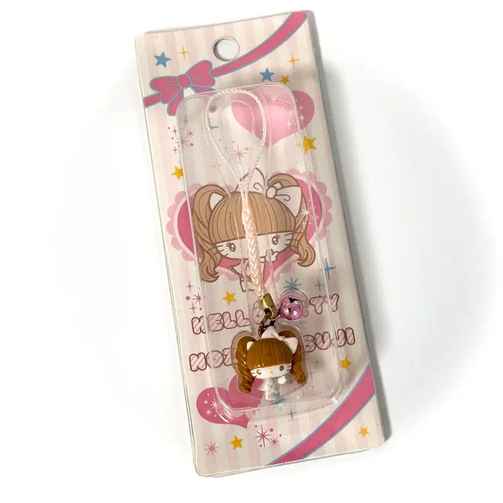 [BUNJANG] Tsuji Nozomi Kitty Strap Box Set (Rare Vintage) / 고전 희귀 초레어 츠지 키티 츠지노조미 키티스트랩 박스형 킽스 산리오