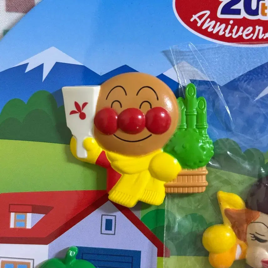 [BUNJANG] Anpanman Magnet Set (6 Pieces) / 미개봉 고전 호빵맨 마그넷 자석 6개 세트