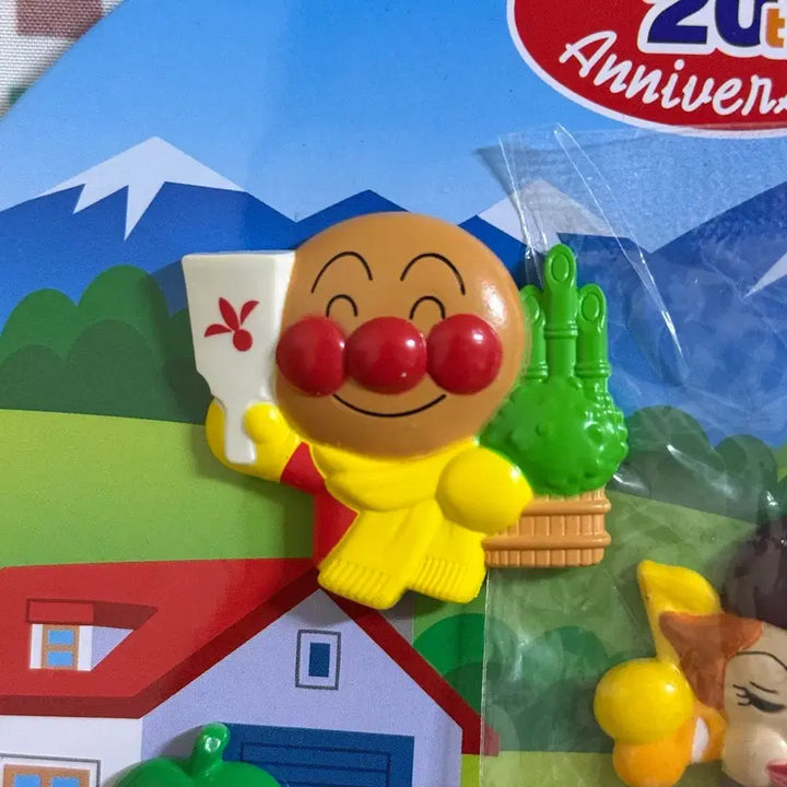 [BUNJANG] Anpanman Magnet Set (6 Pieces) / 미개봉 고전 호빵맨 마그넷 자석 6개 세트