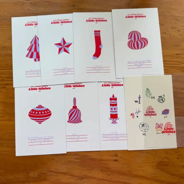 [BUNJANG] BTS 2021 Holiday Collection Postcard / BTS 2021 Holiday Collection 포토엽서