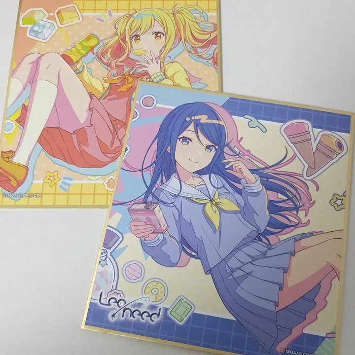 [BUNJANG] Project SEKAI Leonoid Ichika Birthday Shikishi Bundle Set / 프로젝트 세카이 프로세카 프세카 레오니드 이치카 사키 3차 생일 색지 일괄