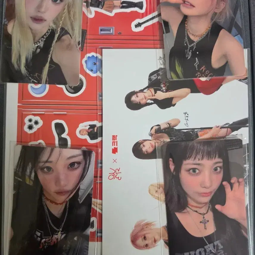 [BUNJANG] QWER Photocard &amp; Postcard Set (Cracked Winner) / QWER 크랙당첨자 포토카드x엽서 세트