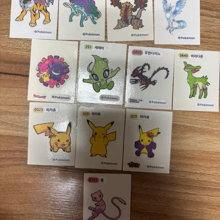 [BUNJANG] Pokemon Sticker Collection / 포켓몬 띠부씰