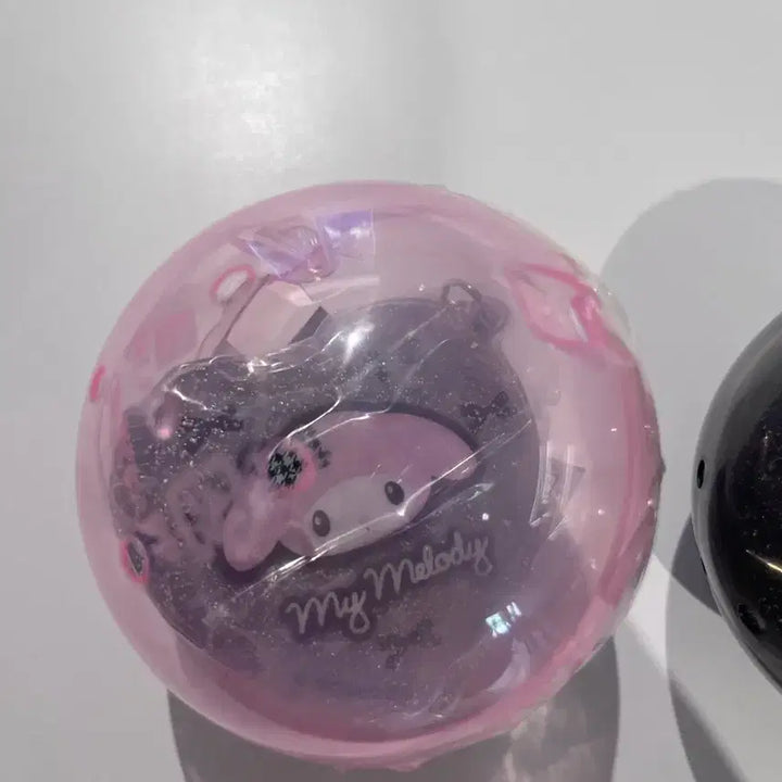 [BUNJANG] Sanrio My Melody Monotone Slide Mirror Keychain Charm / 미개봉) 산리오 마이멜로디 모노톤 슬라이드 미러 거울 키링 가챠