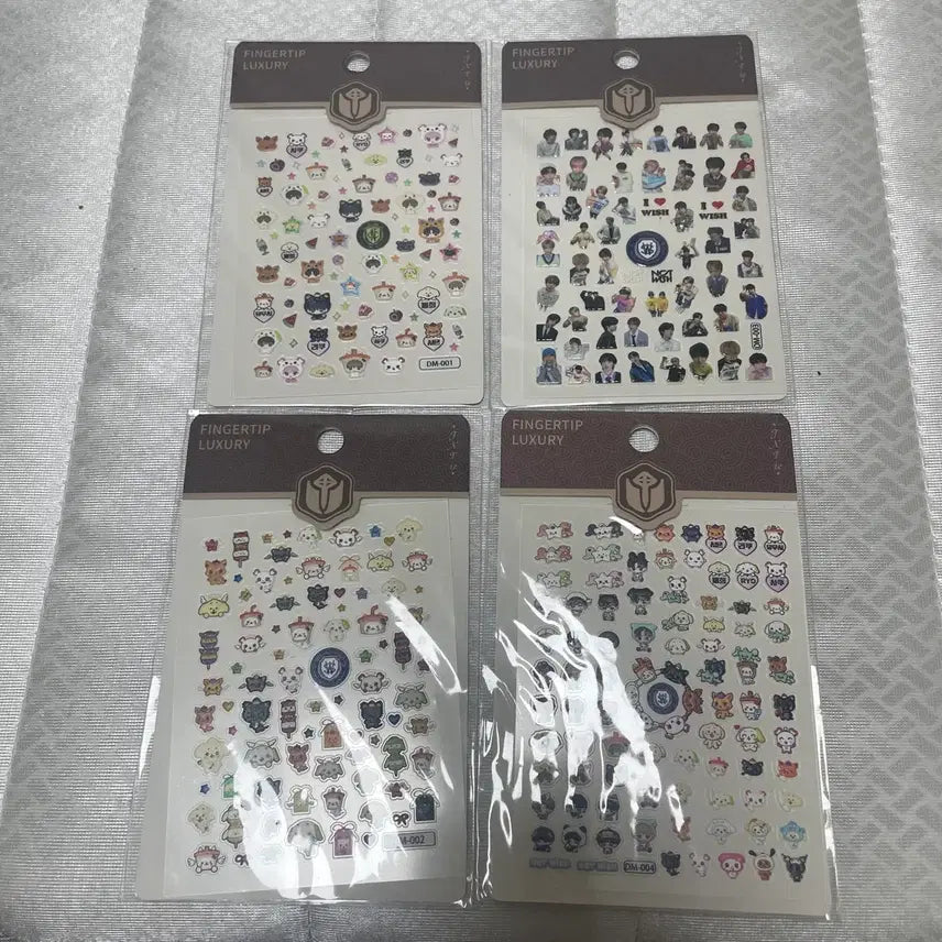[BUNJANG] NCT WISH Nail Sticker Bundle Set (4 Pieces) / 엔시티위시 nctwish 네일스티커 4개 세트 일괄