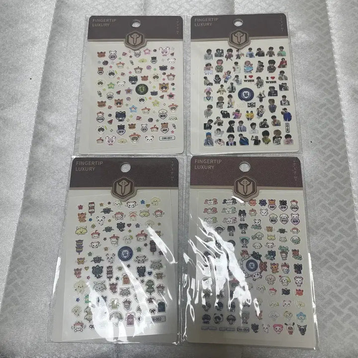 [BUNJANG] NCT WISH Nail Sticker Bundle Set (4 Pieces) / 엔시티위시 nctwish 네일스티커 4개 세트 일괄