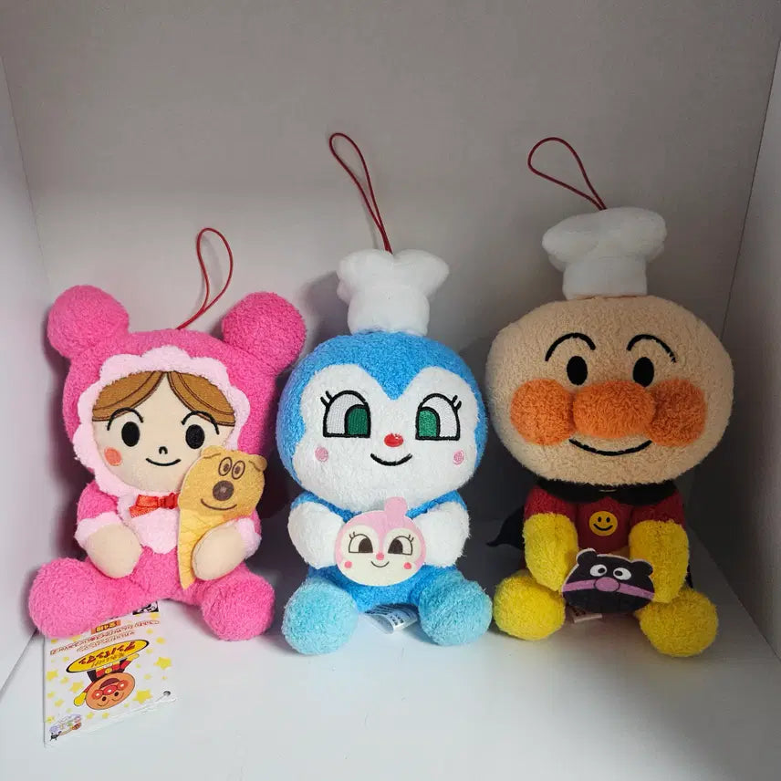 [BUNJANG] Vintage Anpanman Doll Series Bundle Set / [고전문구] 빈티지 호빵맨 인형 시리즈 3개