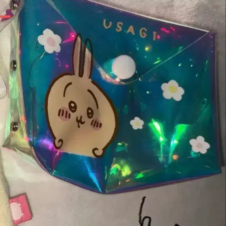 [BUNJANG] Chiikawa Usagi Hologram Pouch / 치이카와 우사기 홀로그램 파우치 팝니다!