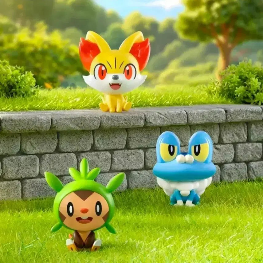 [BUNJANG] Pokemon Funism 30th Anniversary 6th Generation Starter Figure Set / 포켓몬스터 퍼니즘 30주년 스타팅 6세대 피규어 세트