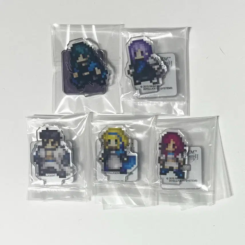 [BUNJANG] Fire Emblem: Three Houses Dot Acrylic Standee Set / 파이어 엠블렘 파엠 풍화설월 풍설 도트 아크릴 스탠드