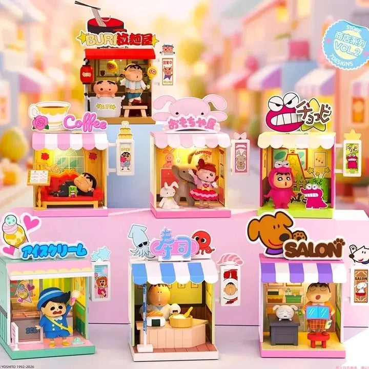 [BUNJANG] Crayon Shin-chan Kasukabe Mini Store Bundle Set / 일괄-짱구 카스카베 미니스토어